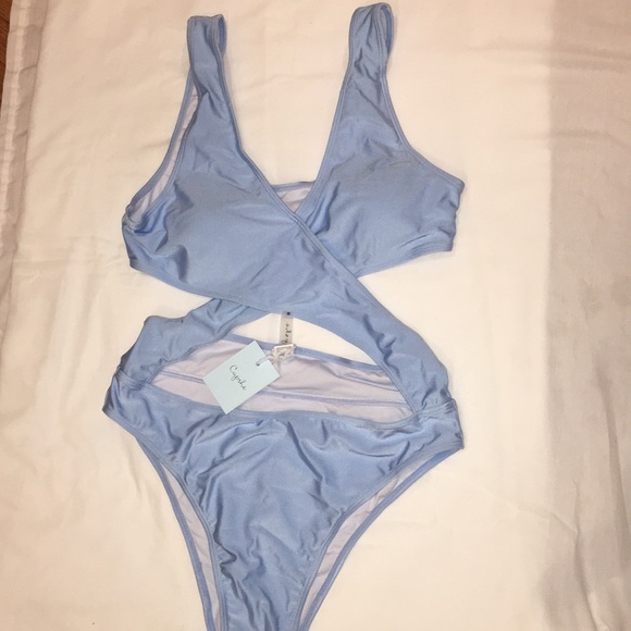 Cupshe Other - Cupshe-light blue one piece